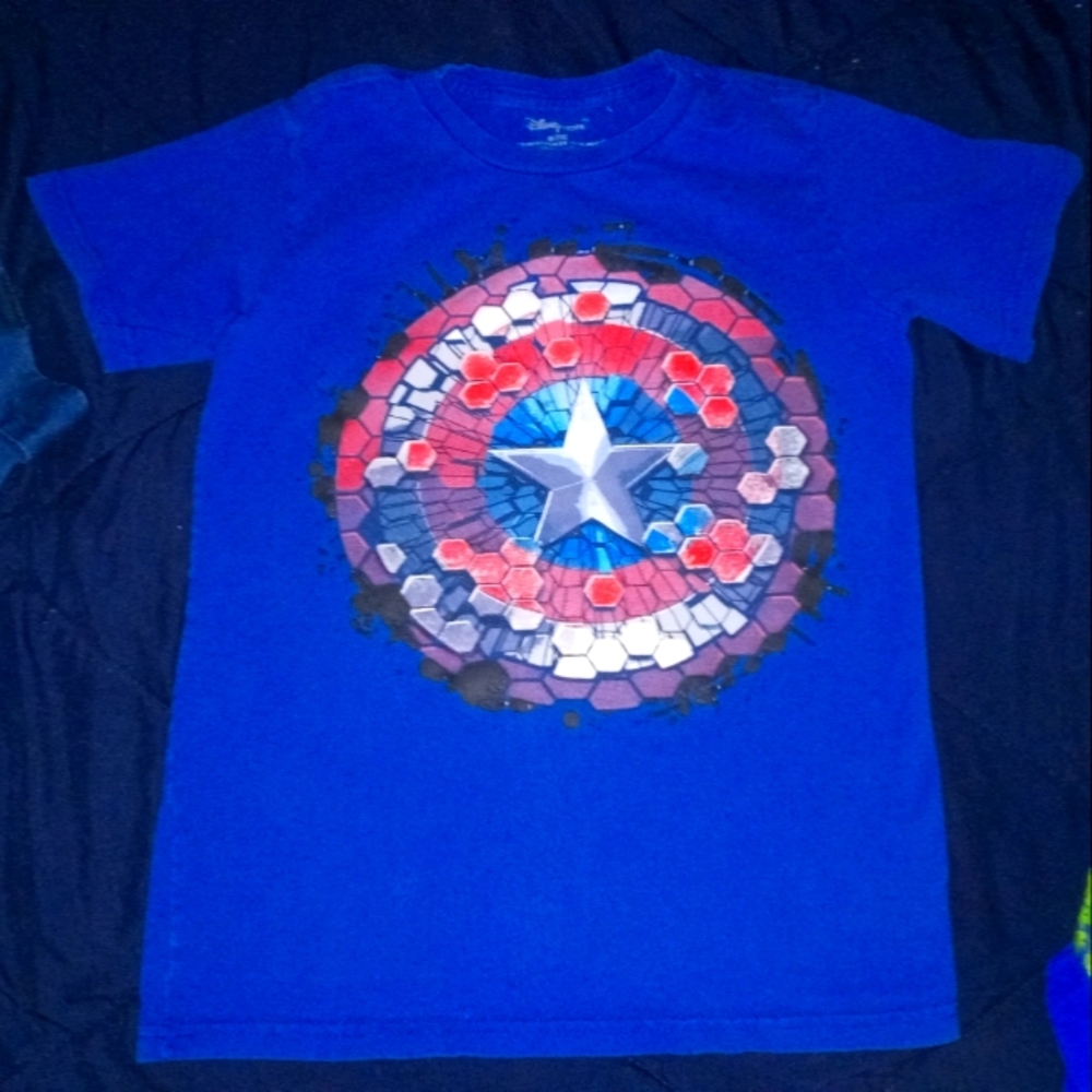 Boys Captain America shirt